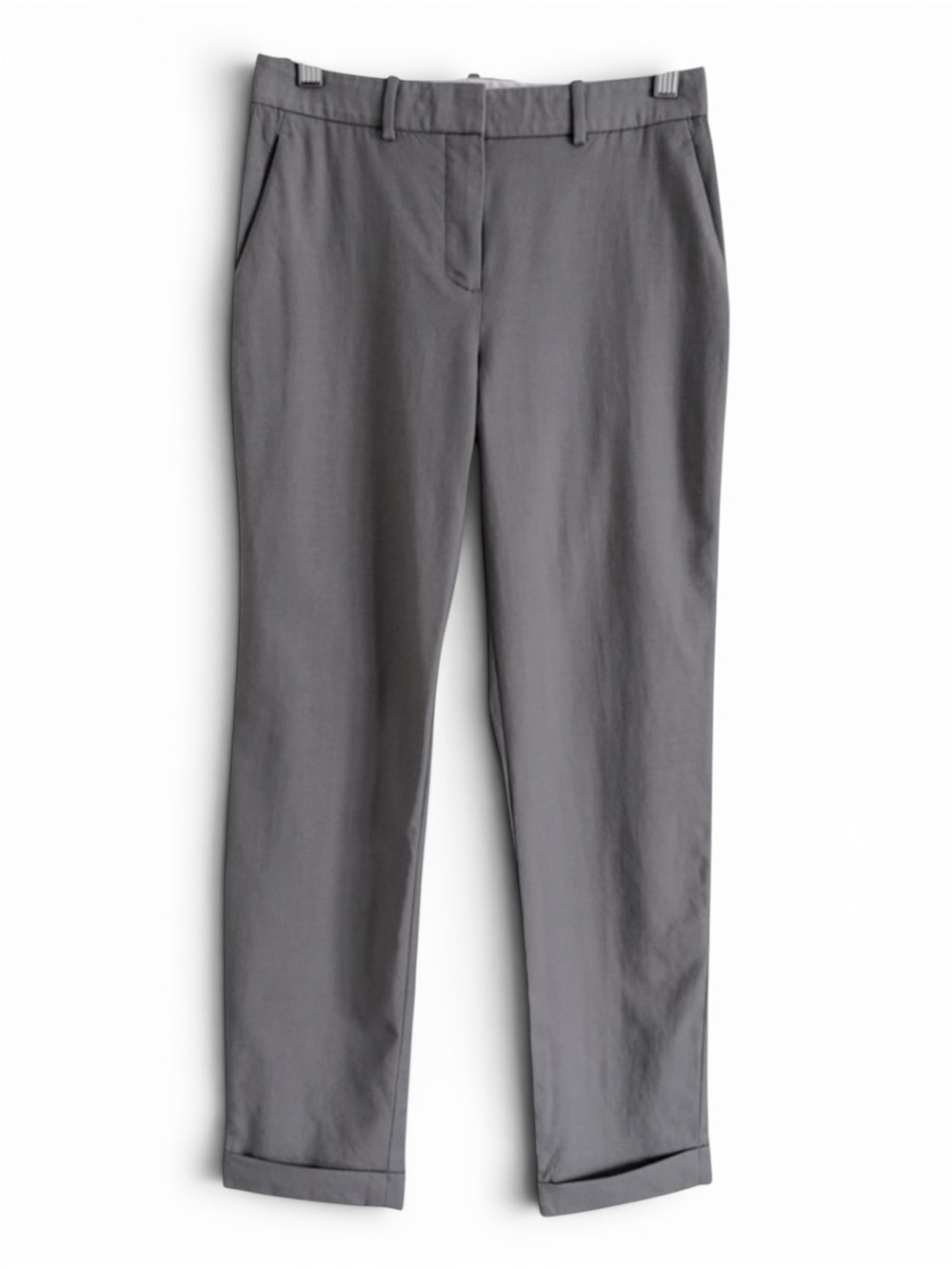 Theory Mustadio Wool Trousers Dark Gray Size 00